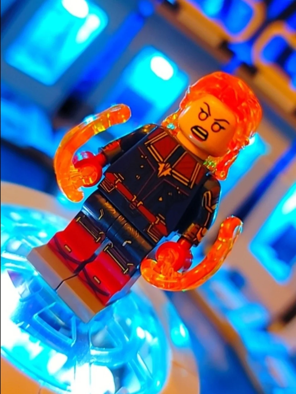 Captain Marvel Minifigure Lego Compatible